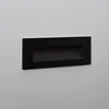 Image de Balise Led ExtÃ©rieure 7w Encastrable Au Mur Rectangulaire Groult Noire Blanc Chaud 2700k