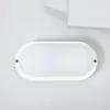 Image de Plafonnier Led ExtÃ©rieur Ovale 25w Hublot White Ip65 96x198 Mm Blanc Froid 5000k