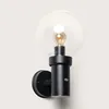 Image de Applique Murale ExtÃ©rieure Acier Inoxydable Avec Capteur CrÃ©pusculaire Optic Noir 200 Mm