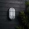 Image de Plafonnier ExtÃ©rieur Ovale 260x146 Mm Hublot Acier GalvanisÃ© Fjord Argent