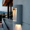 Image de Applique Murale ExtÃ©rieure Led Dimmable 16w Ciment Zalix Gris Pierre