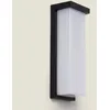 Image de Applique Murale Led ExtÃ©rieure Aluminium Tyron 22w 4000k Noir Blanc Neutre