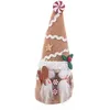 Image de DÃ©coration de NoÃ«l - BIGBUY CHRISTMAS - Multicolore - Tissu - Beige - 8 x 6 x 19,5 cm