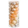 Image de Boules de NoÃ«l - LOLAHOME - Lot de 40 - Plastique dorÃ© - Ã 6 cm - 5 finitions variÃ©es