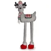 Image de renne de noÃ«l 1 m rouge gris blanc