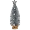 Image de arbre de noÃ«l avec Ã©toile argentÃ© 13 x 41 x 13 cm