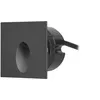 Image de Forlight Icon Square Applique D'extÃ©rieur Led Encastrable Noir, Blanc Chaud 3000k, Ip65