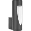 Image de Forlight Brit Applique D'extÃ©rieur Led Moderne Gris Urbain, Blanc Chaud 3000k, Ip54