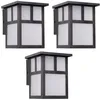 Image de Applique Murale Style Japonais E27 Marron Rouille (3 Pcs) Osaka