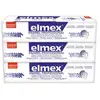 Image de Elmex Dentifrice professionnel pour émail dentaire (3 pièces) - 75 ml