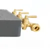 Image de Rechaud TRAITEUR gaz fonte TRIGLAV 9.8 KW 4 pieds 3 robinets Puissant et Stable