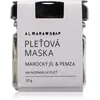 Image de Almara Soap Masque Exfoliant Visage à l'Argile Marocaine & à la Pierre Ponce pour Peaux Normales 20 g