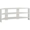 Image de Meuble tv 2 Ã©tagÃ¨res 114cm blanc