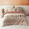 Image de Parure De Lit - 1 Housse De Couette 220 X 240 Cm + 2 Taies D'oreiller 60 X 60 Cm - 100% Coton RenforcÃ© - Rouge