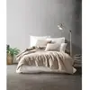 Image de Parure De Lit - 1 Housse De Couette 220 X 240 Cm + 2 Taies D'oreiller 60 X 60 Cm - 100% Coton RenforcÃ© - Vison
