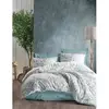 Image de Parure De Lit - 1 Housse De Couette 220 X 240 Cm + 2 Taies D'oreiller 60 X 60 Cm - 100% Coton RenforcÃ© - Menthe