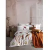 Image de Parure De Lit - 1 Housse De Couette 220 X 240 Cm + 2 Taies D'oreiller 60 X 60 Cm - SatinÃ© 100% Coton - Blanc