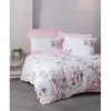 Image de Parure De Lit - 1 Housse De Couette 220 X 240 Cm + 2 Taies D'oreiller 60 X 60 Cm - 100% Coton RenforcÃ© - Rose