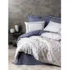Image de Parure De Lit - 1 Housse De Couette 220 X 240 Cm + 2 Taies D'oreiller 60 X 60 Cm - 100% Coton RenforcÃ© - Bleu
