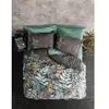 Image de Parure De Lit - 1 Housse De Couette 220 X 240 Cm + 2 Taies D'oreiller 60 X 60 Cm - SatinÃ© 100% Coton - Menthe