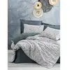 Image de Parure De Lit - 1 Housse De Couette 220 X 240 Cm + 2 Taies D'oreiller 60 X 60 Cm - 100% Coton RenforcÃ© - Anthracite