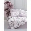 Image de Parure De Lit - 1 Housse De Couette 220 X 240 Cm + 2 Taies D'oreiller 60 X 60 Cm - 100% Coton RenforcÃ© - Lilas