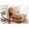 Image de Sofa Fold Kadife - Camel - RevÃªtement tissu