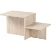 Image de Table basse en agglomÃ©rÃ© 80 x 40 x 40 cm Harmony