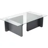 Image de Table basse en verre et agglomÃ©rÃ© Flavio