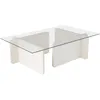 Image de Table basse en verre et agglomÃ©rÃ© Flavio