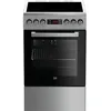 Image de Beko FSE57300GX cuisinière cm. 50x60 - plaque électrique + 1 four électrique - inox
