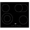 Image de Beko HIC 64403 T - VitrocÃ©ramique - 4 plaques de cuisson - Niche - largeur : 56 cm - profondeur : 49 cm - noir - sans cadre