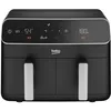 Image de Friteuse Ã  air chaud double Beko ExpertFry FRL5388B - 8.5 litres - 2.4 kWatt