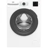 Image de Lave-linge hublot BEKO BMEDWFT38411 - 8 kg - Induction - L60cm - 1400 trs/min - Classe A - Blanc / Hublot Noir