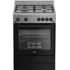 Image de Beko - CuisiniÃ¨re gaz 73l 4 feux noir FBG62031XCS