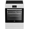 Image de Beko FBE67300WCS four et cuisiniÃ¨re Electrique CÃ©ramique Blanc