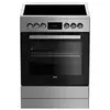 Image de Beko FBE67310GX four et cuisiniÃ¨re Electrique CÃ©ramique Acier inoxydable