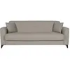 Image de CanapÃ© convertible 3 places - BERGAMO - Tissu beige - 2 coussins - coffre de rangement - 230 x 85 x 89 cm
