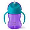 Image de Philips Avent Bendy Straw SCF796/02 Gobelet 9 mois et plus avec paille pliable Violet 200 ml