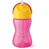 Image de Philips Avent gobelet avec paille pliable 12 mois+ fille 300 ml