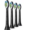 Image de Philips W2 Optimal White HX6064/11 Lot de 4 + noir + tÃªtes de brosse soniques