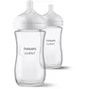 Image de Lot De 2 Biberons Verre Natural 3.0 240 Ml - Philips Avent