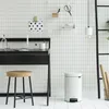 Image de Brabantia Poubelle Ã  PÃ©dale newIcon, 12 litres, Fermeture Silencieuse, Seau en Plastique - White