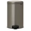 Image de Brabantia Poubelle Ã  PÃ©dale newIcon, 20 litres, Fermeture Silencieuse, Seau en Plastique - Platinum