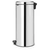 Image de Brabantia Poubelle Ã  PÃ©dale newIcon, 30 litres, Fermeture Silencieuse, Seau en Plastique - Brilliant Steel