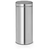 Image de Brabantia Touch Bin New, 30 litres, seau intÃ©rieur plastique - Matt Steel Fingerprint Proof - 115462