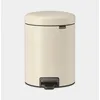 Image de Poubelle Ã  pÃ©dale Brabantia newIcon 5 litres - Soft Beige