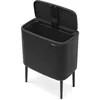 Image de Touch Bin Sur Pied 36 L Noir Mat Code R