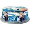 Image de Philips CR7D5JB25 - 25 x CD-R - 700 Mo (80 min) 52x - surface imprimable par jet d'encre - spindle