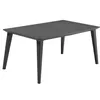 Image de Table Design Contemporain 160cm Graphite - Allibert By Keter - 6 Personnes - Lima